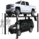 Atlas APEX9 ALI Certified 9,000 lb Capacity 4-Post Vehicle Lift