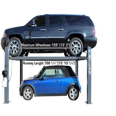 Atlas 408SL Premium 4-Post Lift with Pro-Floor Combo