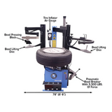 Atlas TC229DAA Rim Clamp Tire Changer with Dual Assist Arms – Commercial Grade
