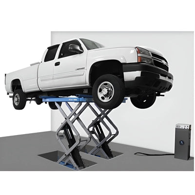Atlas FM9SL In-Ground Full-Rise Scissor Lift with 9,000 lb Capacity and Flush-Mount Design