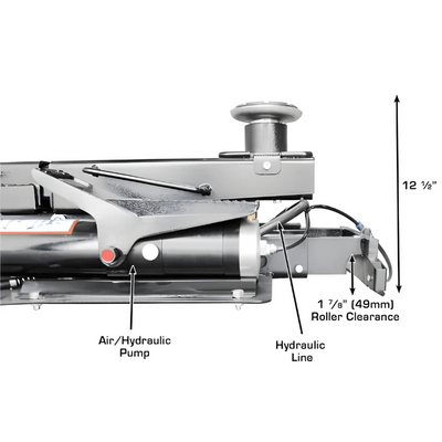 Atlas PVL14 Platinum ALI Certified 14,000 lb 4-Post Lift with RJ7 Rolling Jacks Combo