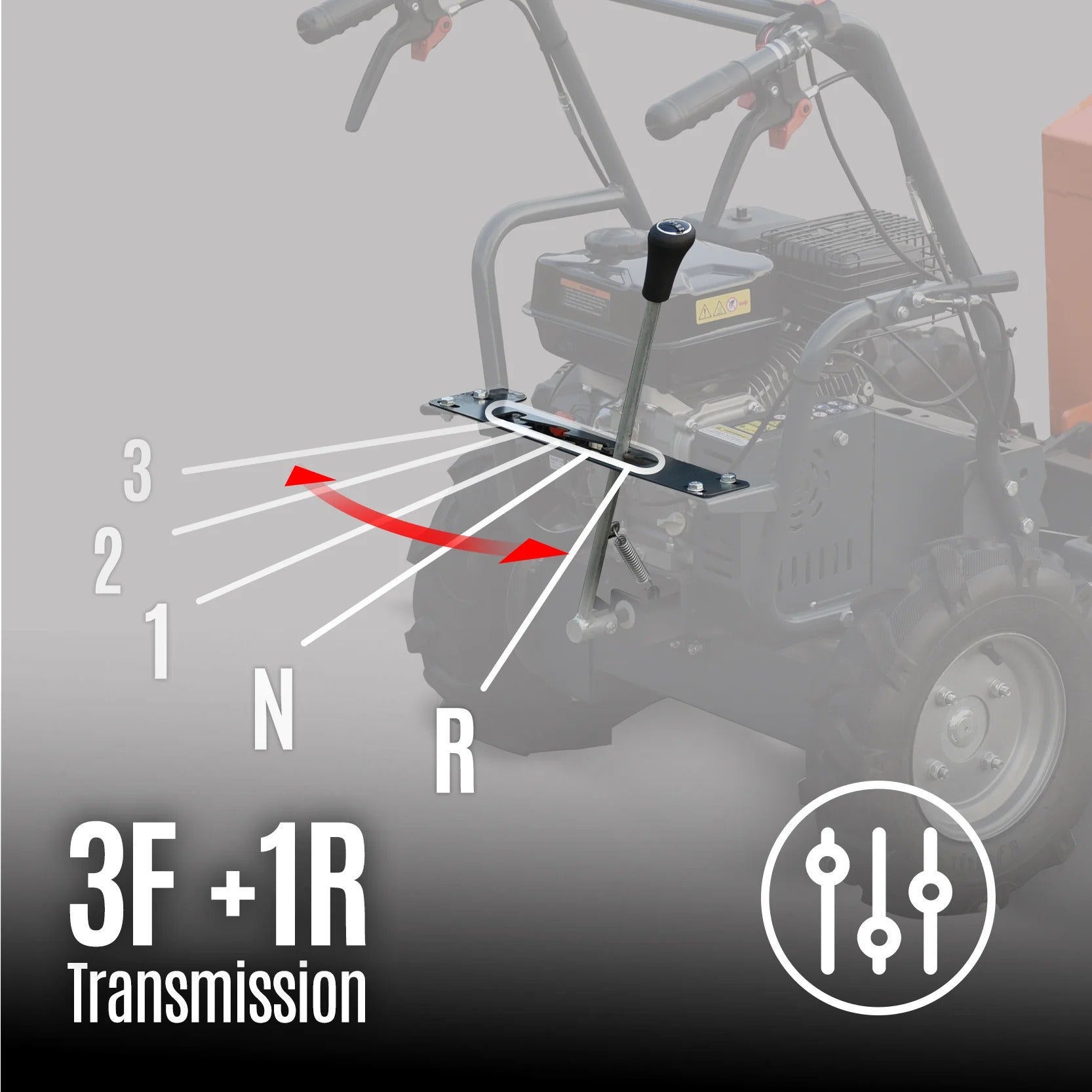 MechMaxx 660 lb Capacity 7HP Gas Powered Wheelbarrow Mini Dumper with 3F+1R Gearbox, Model T30