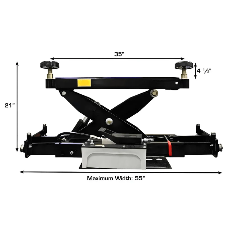 Atlas PX16A Scissor Alignment Lift with RJ8 Rolling Bridge Jacks Combo