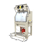 Atlas PSBC990 Extra Large Pressurized Sandblast Cabinet with Vacuum System and LED Lighting