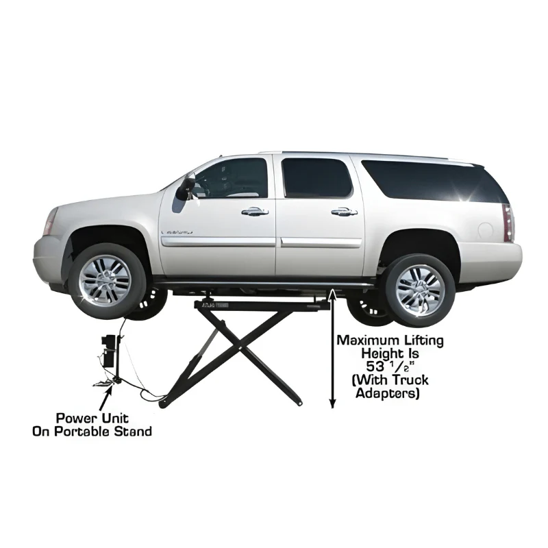 Atlas 6MR Portable Mid-Rise Scissor Lift 6,000 lb Capacity