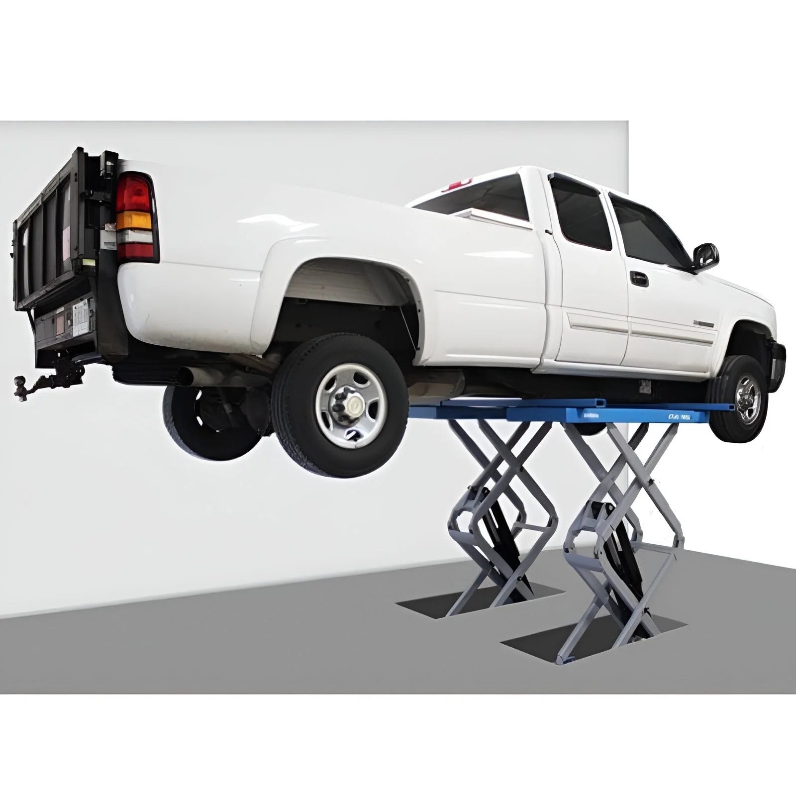 Atlas FM9SL In-Ground Full-Rise Scissor Lift with 9,000 lb Capacity and Flush-Mount Design