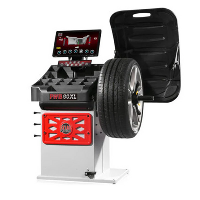 Atlas PTC400 Platinum Center Post Tire Changer with PWB90XL Wheel Balancer Combo