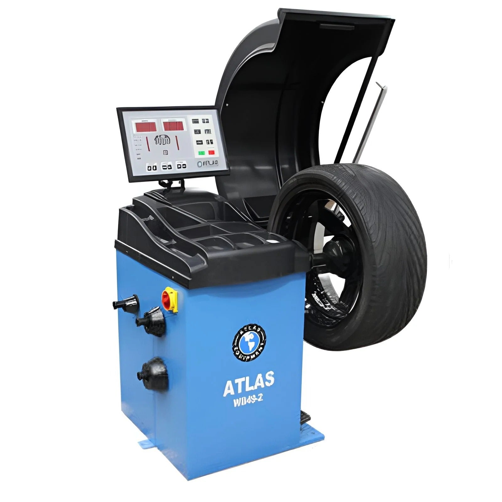 Atlas WB49-2 PRO 3D Computer Wheel Balancer for Cars & Light Trucks, 32” Rim Capacity, 150 lb Max Wheel