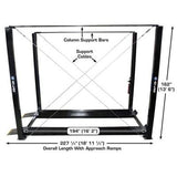 Atlas Garage PRO7000ST 7,000 lb Super-Tall 4-Post Lift – Portable Heavy-Duty Storage Lift
