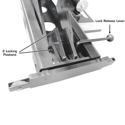 Atlas Platinum RJ7000 7,000 lb ALI Certified Air/Hydraulic Rolling Bridge Jack – Commercial Grade Wheel Service Jack