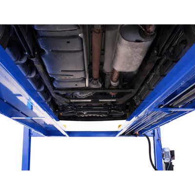 Atlas 414A 14,000 lb 4-Post Alignment Lift with RJ8 Rolling Jacks Combo
