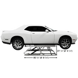 Atlas 6PL Open Center Low Rise Scissor Lift with 6,000 lb Capacity and Drive-Over Design