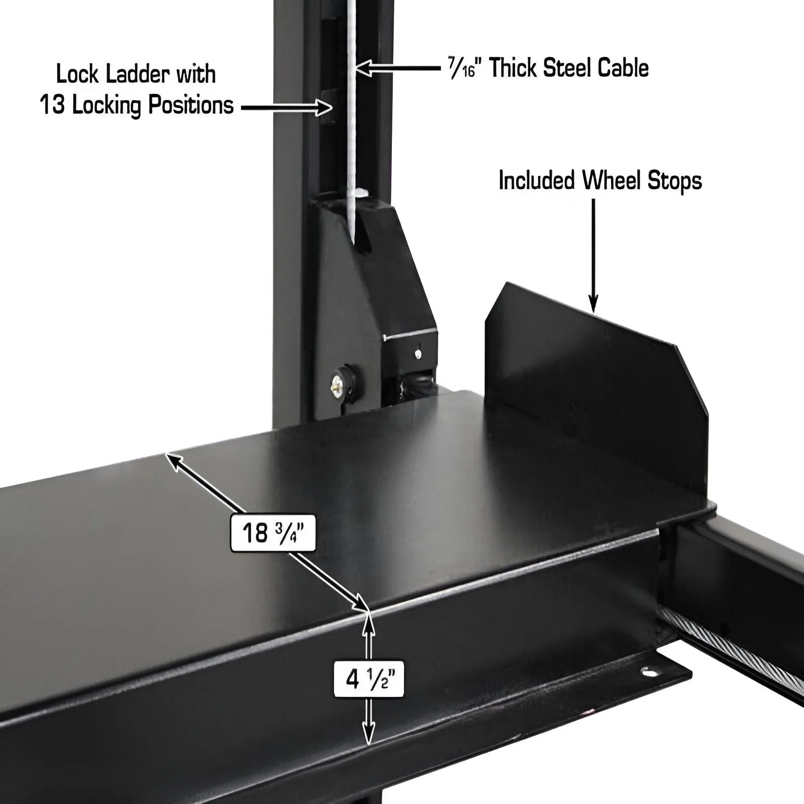 Atlas APEX8 ALI Certified 8,000 lb 4-Post Lift with Dual RJ35 Sliding Bridge Jacks Combo