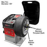 Atlas PWB70 Platinum Motorized Spin Wheel Balancer with Laser