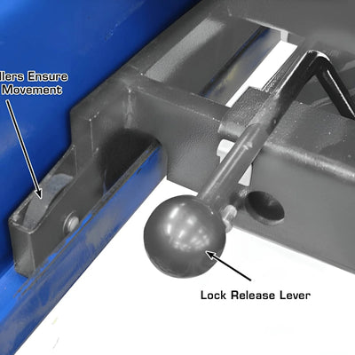 Atlas Platinum RJ7000 7,000 lb ALI Certified Air/Hydraulic Rolling Bridge Jack – Commercial Grade Wheel Service Jack
