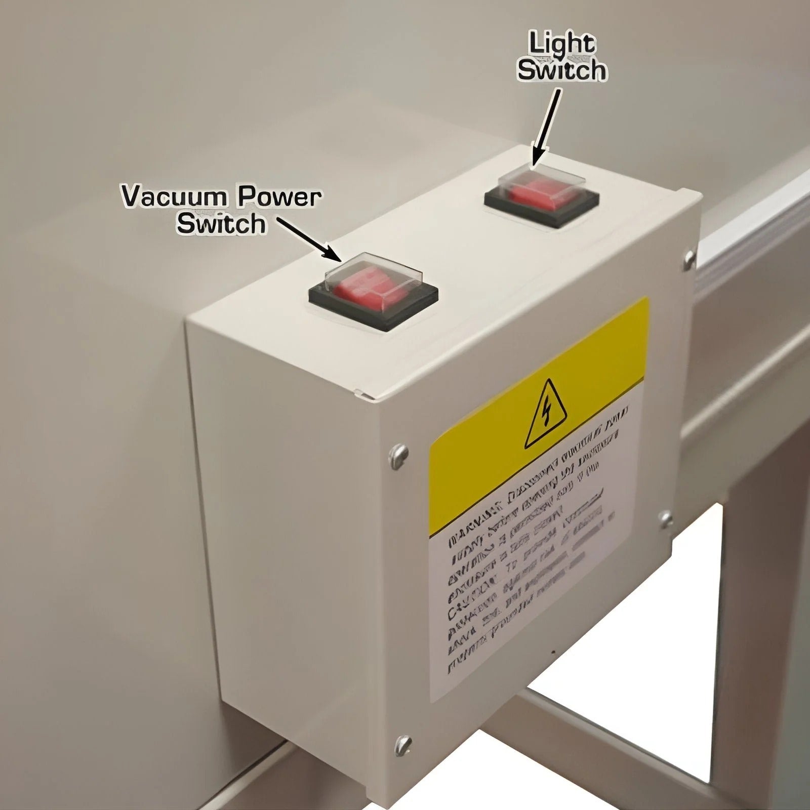 Atlas SBC990 Large Sandblast Cabinet with Vacuum Dust Collection System and Foot Pedal Control