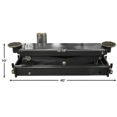 Atlas RJ8000 8,000 lb Air/Hydraulic Rolling Bridge Jack – Heavy-Duty 4-Post Lift Jack