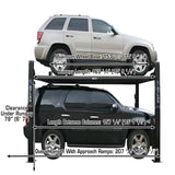Atlas PRO8000EXT 4-Post Lift with Pro-Floor Garage Storage System Combo