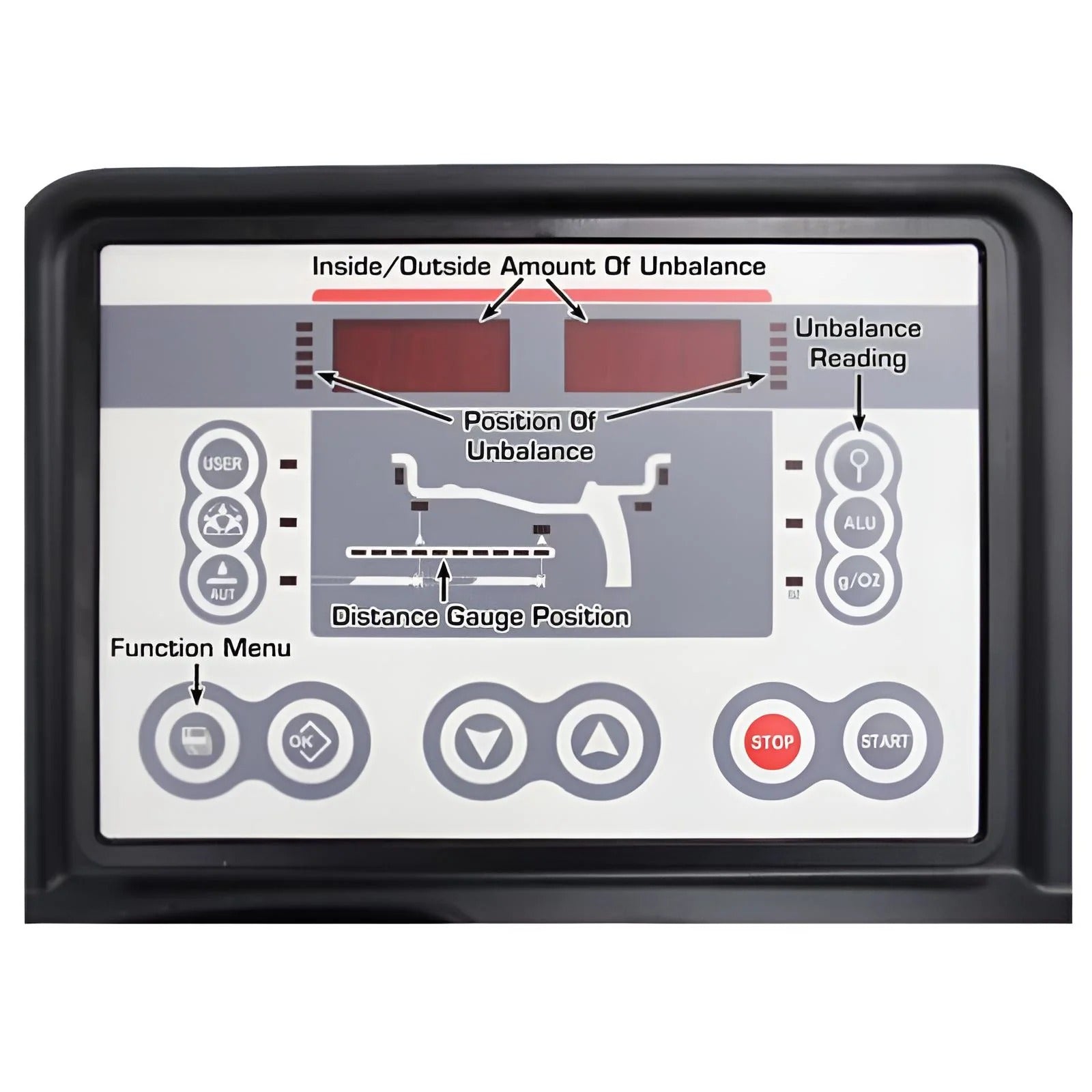 Atlas Platinum PWB50 Premium 2D Computer Wheel Balancer – Automatic Data Entry & High-Precision Balancing