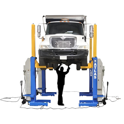 Atlas ALI Certified 66,000 lb Battery-Powered Mobile Column Lift System