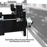 Atlas RJ6 6,000 lb Air/Hydraulic Rolling Bridge Jack – Heavy-Duty Wheel Service Jack for 4-Post Lifts