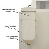 Atlas SBC990 Large Sandblast Cabinet with Vacuum Dust Collection System and Foot Pedal Control