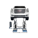 Atlas SLP9K Full-Rise Scissor Lift with 9,000 lb Capacity and Low-Profile Open Center Design