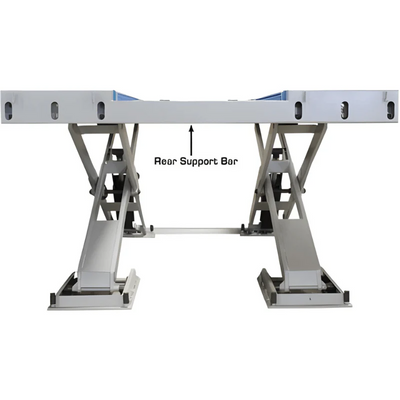 Atlas 12AWFSL 12,000 lb Alignment Scissor Lift with RJ6 Rolling Jacks Combo