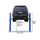 Atlas BP8000 8,000 lb Baseplate 2-Post Lift – Low Ceiling Garage Solution