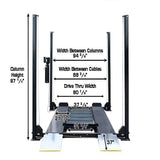 Atlas PRO8000EXT 4-Post Lift with Pro-Floor Garage Storage System Combo