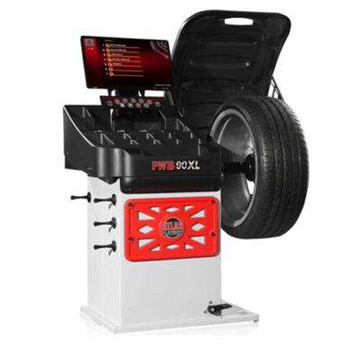 Atlas PTC400 Platinum Center Post Tire Changer with PWB90XL Wheel Balancer Combo