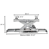 Atlas Platinum RJ7000 7,000 lb ALI Certified Air/Hydraulic Rolling Bridge Jack – Commercial Grade Wheel Service Jack