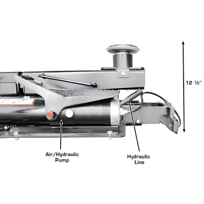 Atlas Platinum RJ7000 7,000 lb ALI Certified Air/Hydraulic Rolling Bridge Jack – Commercial Grade Wheel Service Jack