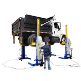 Atlas ALI Certified 66,000 lb Battery-Powered Mobile Column Lift System
