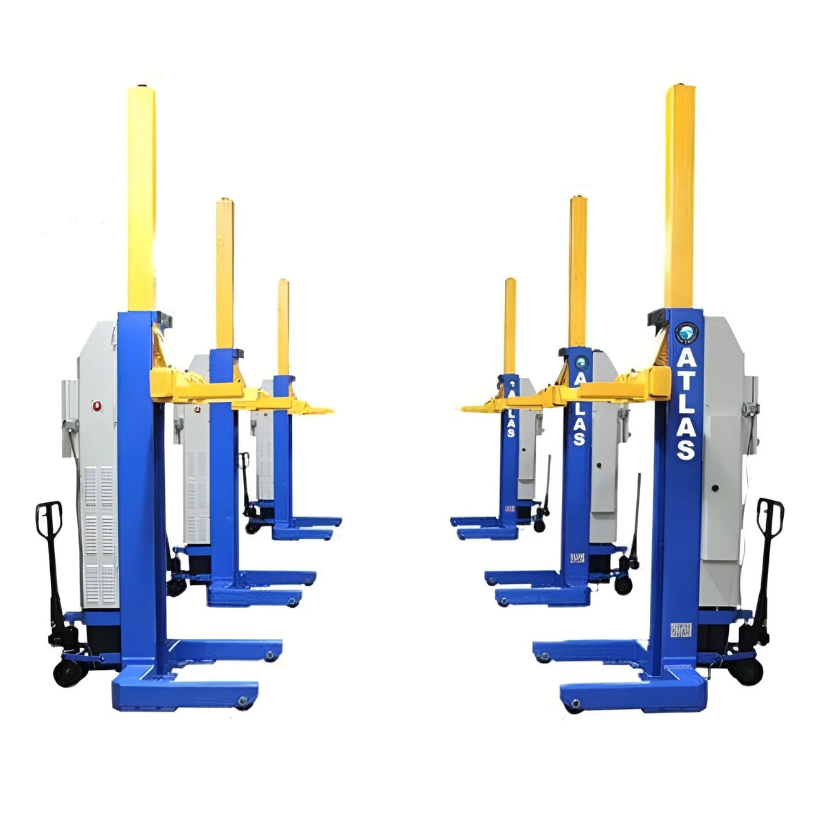 Atlas ALI Certified 99,000 lb Battery-Powered Mobile Column Lift System