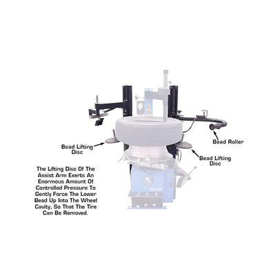 Atlas 200 Series Dual Assist Arms for Tire Changer