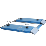 Atlas SLP9K Full-Rise Scissor Lift with 9,000 lb Capacity and Low-Profile Open Center Design