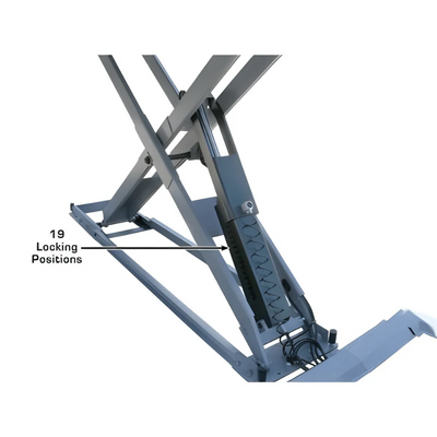 Atlas 12AWFSL 12,000 lb Alignment Scissor Lift with Wheels-Free System