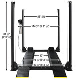 Atlas APEX 8 ALI Certified 8,000 lb 4-Post Lift – Heavy-Duty Garage Storage Lift