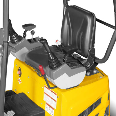 MechMaxx Mini Compact Excavator with B&S VANGUARD 408cc 14HP Engine, 65.7" Max Digging Depth, 2370 lb Operating Weight, Model MEC10