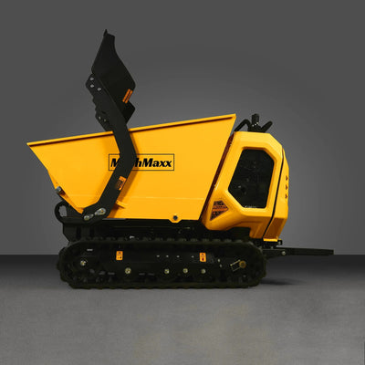 MechMaxx 1800 lb 420cc E-Start Gas Powered Hydraulic Track Mini Dumper with Self-Loading, Model T80