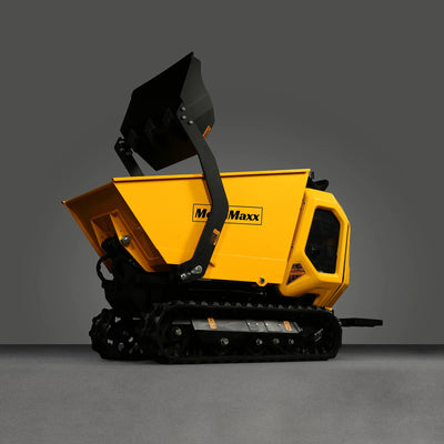 MechMaxx 1800 lb 420cc E-Start Gas Powered Hydraulic Track Mini Dumper with Self-Loading, Model T80