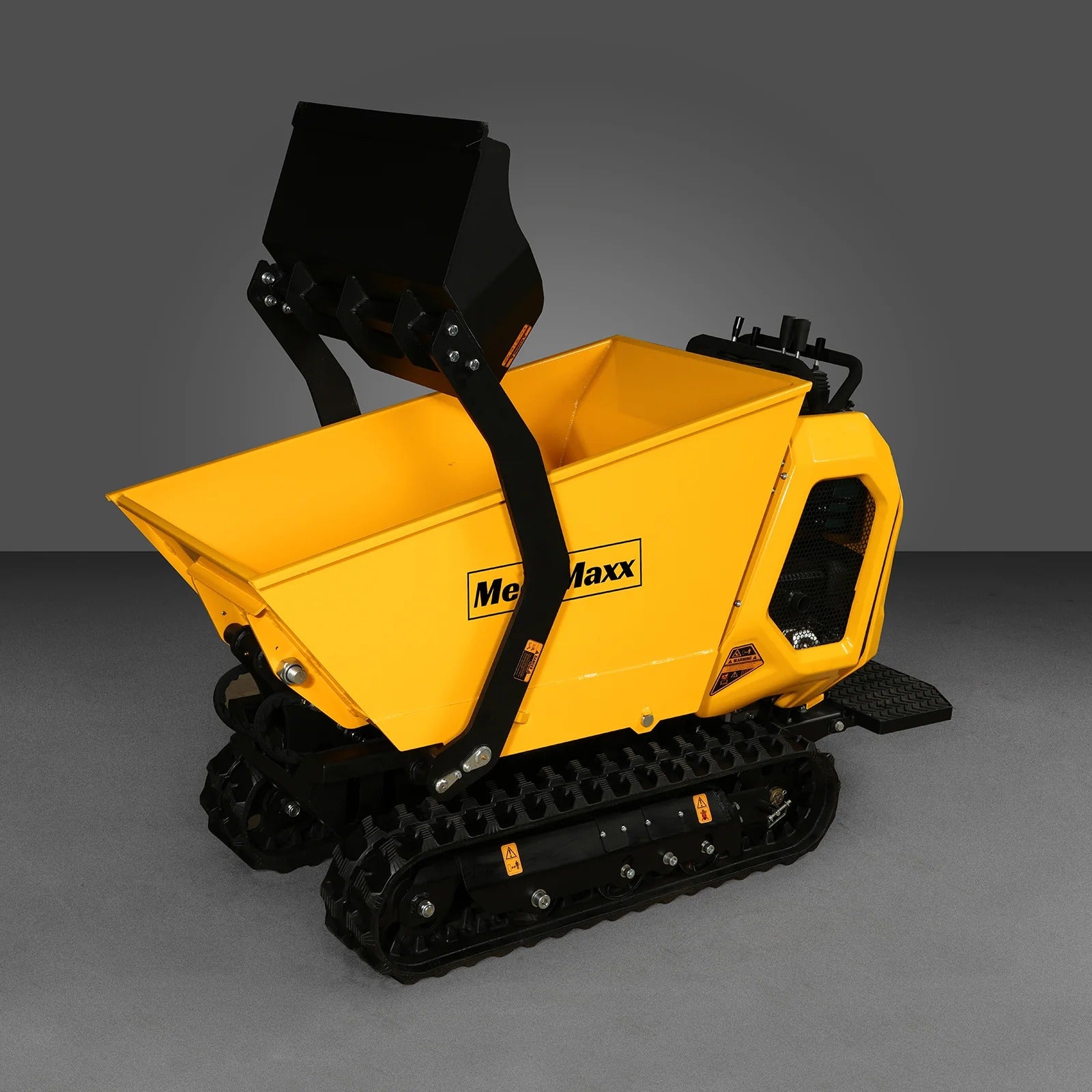 MechMaxx 1800 lb 420cc E-Start Gas Powered Hydraulic Track Mini Dumper with Self-Loading, Model T80