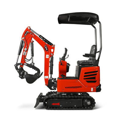 MechMaxx Mini Compact Excavator with HONDA GX390 Engine, 65.7" Max Digging Depth, 2280 lb Operating Weight, Model MEC10