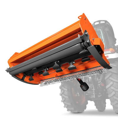 MechMaxx 63" Heavy Duty PTO Flail Mower with Hydraulic Side Shift, 3-Point Hitch, 50–75HP, Model KDK63H