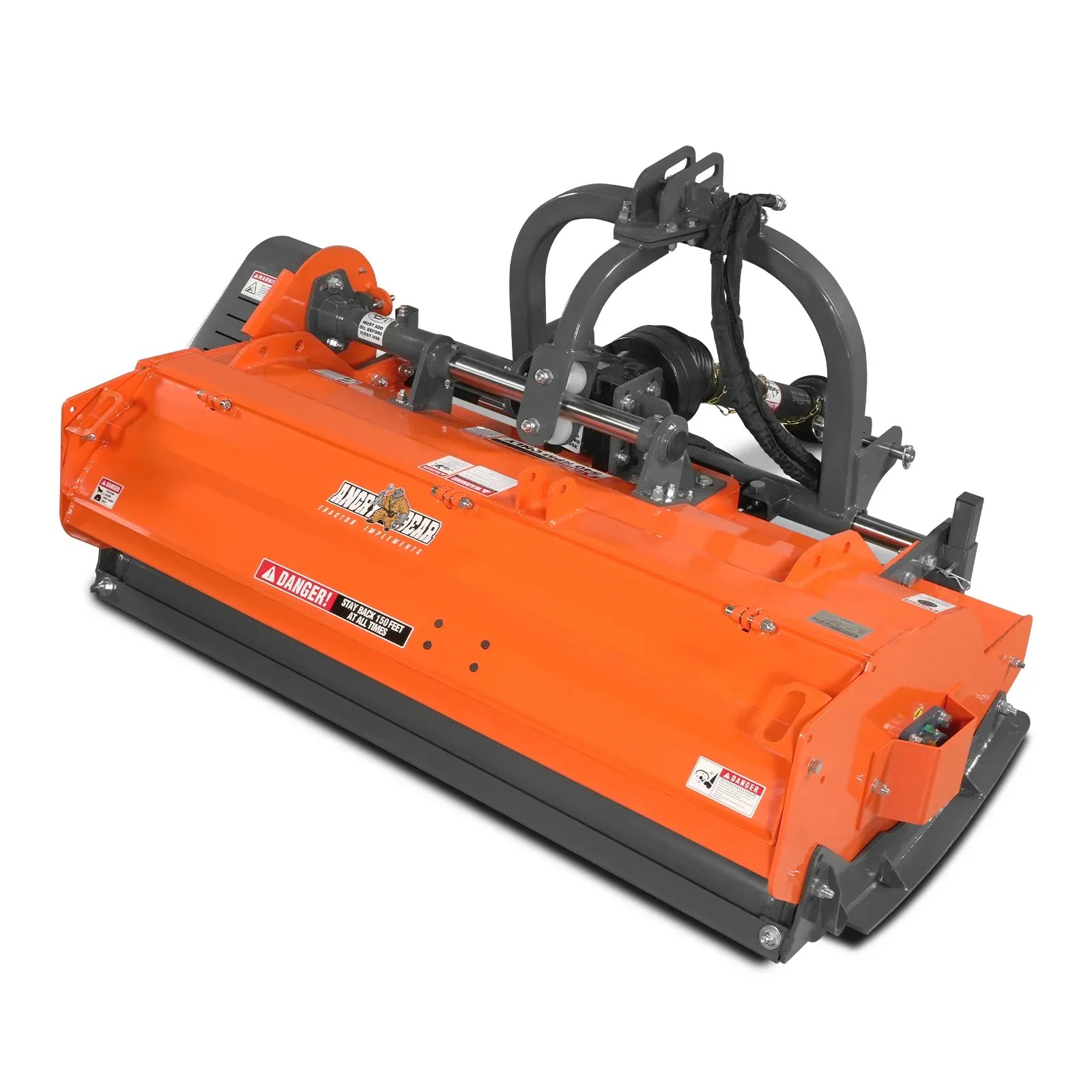 MechMaxx 63" Heavy Duty PTO Flail Mower with Hydraulic Side Shift, 3-Point Hitch, 50–75HP, Model KDK63H