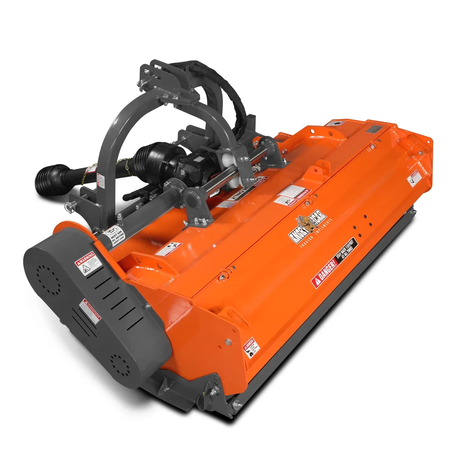 MechMaxx 63" Heavy Duty PTO Flail Mower with Hydraulic Side Shift, 3-Point Hitch, 50–75HP, Model KDK63H