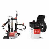 Atlas Platinum PTC500 Center Post Tire Changer and PWB90XL 3D Wheel Balancer Combo