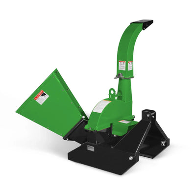 MechMaxx 3-Point PTO Wood Chipper Attachment for Tractors up to 45HP with PTO Shaft Included, Model BX42S