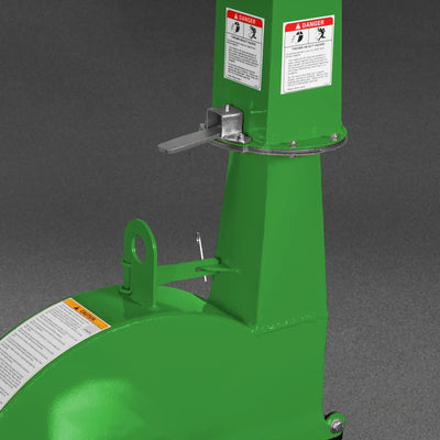 MechMaxx 3-Point PTO Wood Chipper Attachment for Tractors up to 45HP with PTO Shaft Included, Model BX42S